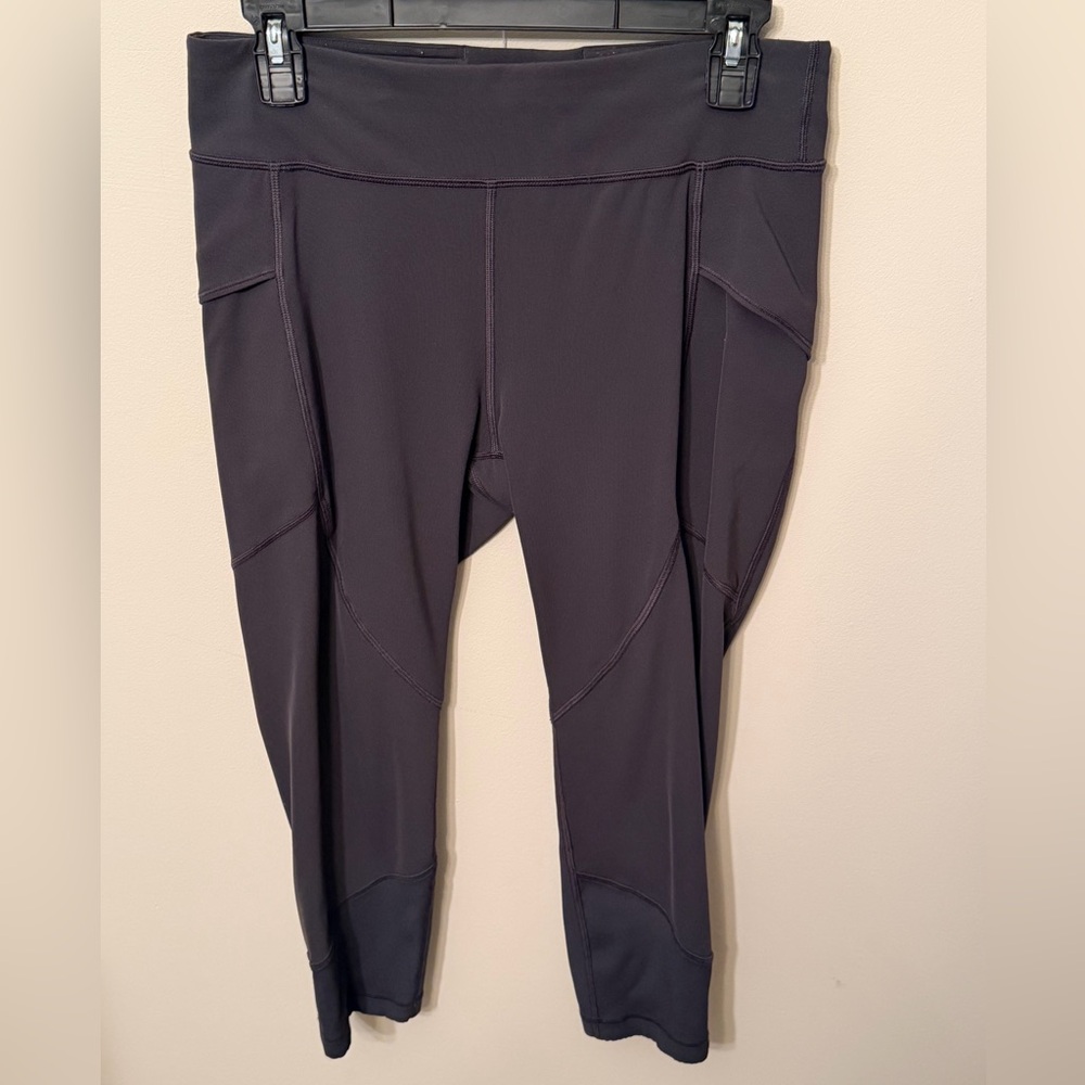 💗 Lululemon Game Point Crop Leggings With Pockets 23” Inseam Size 10